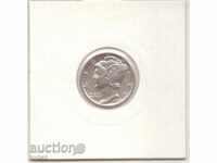 ++Statele Unite ale Americii-1 Dime-1936-KM# 140-Mercury Dime-argint++