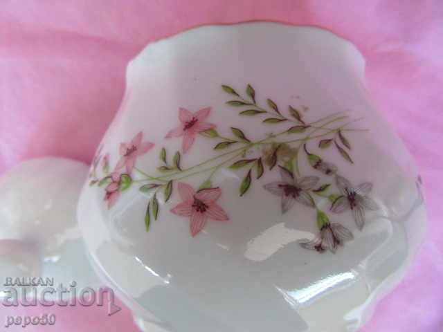 BEAUTIFUL PORCELAIN SUGAR FROM SOCA - "KITKA", Novi Pazar with price 10.00 BGN | € 5.11 BEAUTIFUL PORCELAIN SUGAR FROM SOCA - "KITKA", Novi Pazar with price 10.00 BGN | € 5.11