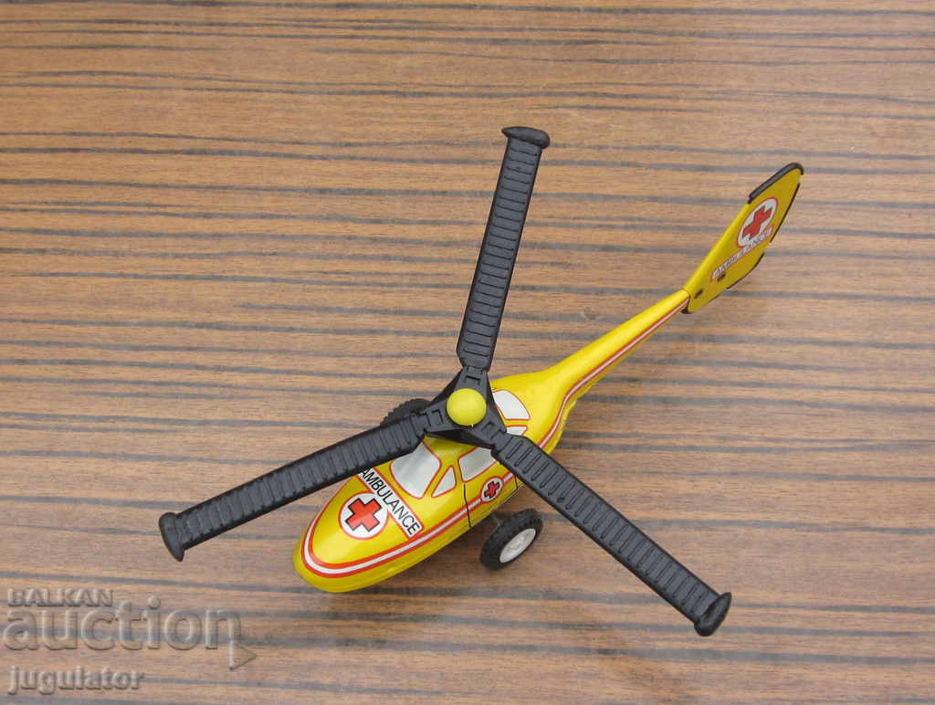 Auction  German metal sheet metal toy helicopter