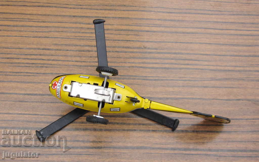 German metal sheet metal toy helicopter - 6