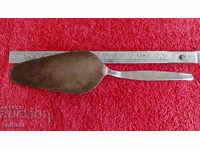 Old metal silver plated kitchen utensil spatula spatula