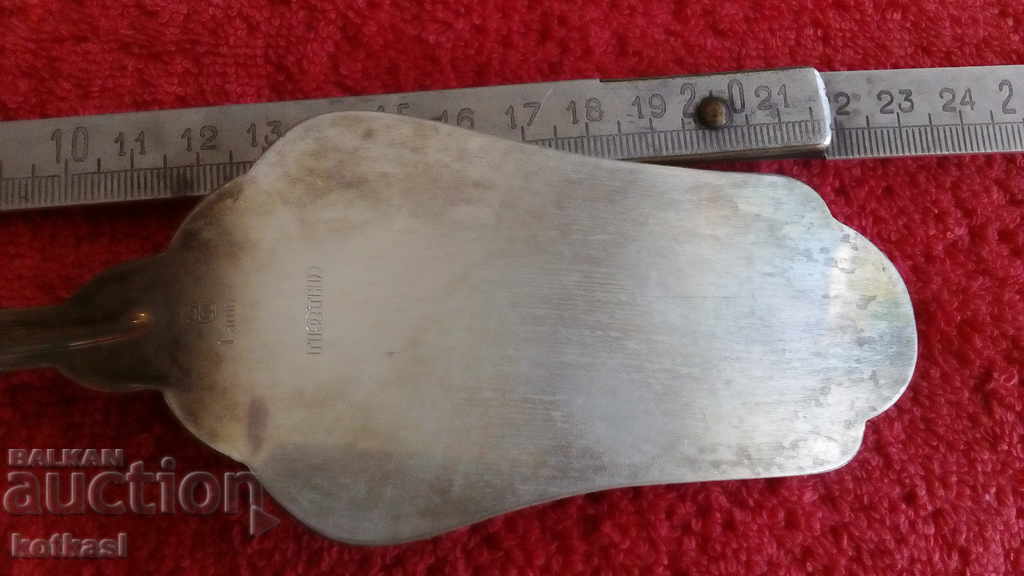 Auction Old metal silver plated kitchen utensil spatula spatula Auction Old metal silver plated kitchen utensil spatula spatula
