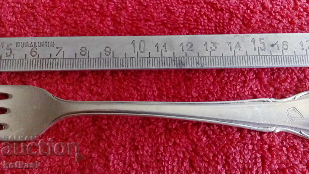 Auction Old silver plated fork kitchen utensil Auction Old silver plated fork kitchen utensil