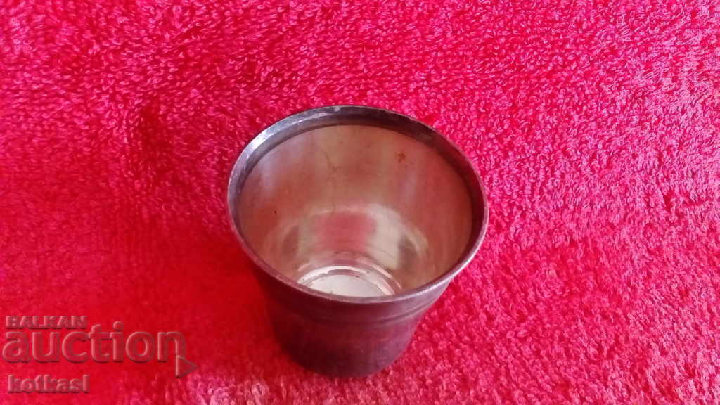 Old silver plated cup with price 25.50 BGN | € 13.04