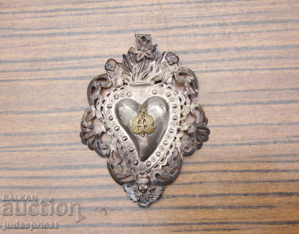 Δημοπρασία αρχαία αναγεννησιακά θρησκευτικά ασημένια κοσμήματα Παναγίας