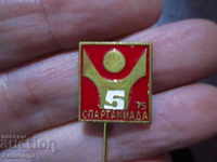 5th and SPARTAKYADA 1975 SOC SIGN