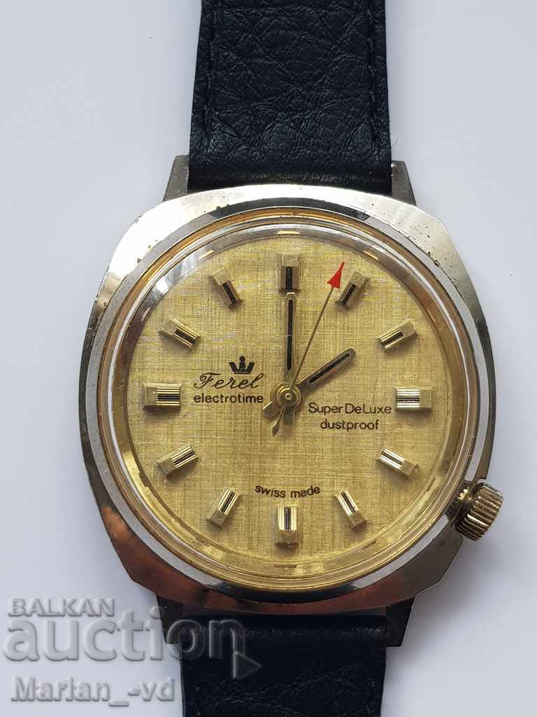 Men's Swiss watch Ferel -1970-1979 with price 110.00 BGN | € 56.24