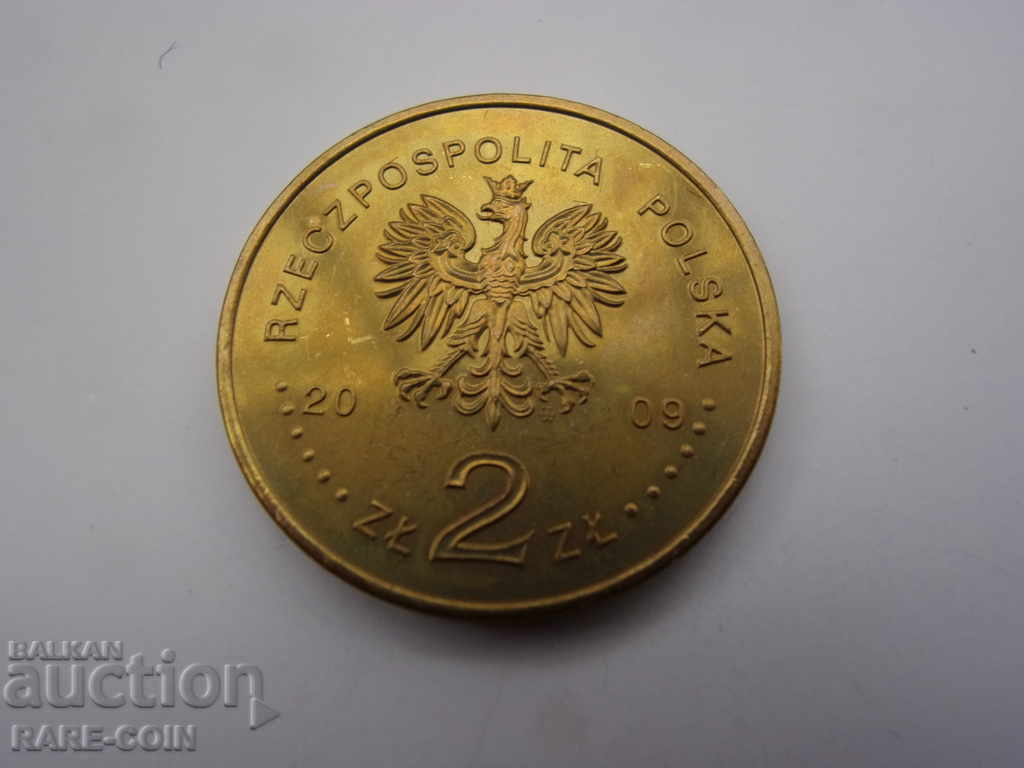 RS (25) Polonia 2 PLN 2009 UNC cu preț € 2.56 | 5.01 BGN