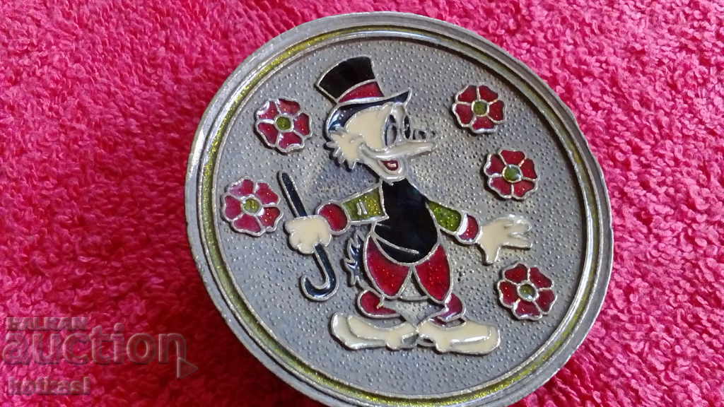 Παράδοση Παλιό μεταλλικό αναμνηστικό σμάλτο Patok Disney Uncle Screw Παράδοση Παλιό μεταλλικό αναμνηστικό σμάλτο Patok Disney Uncle Screw