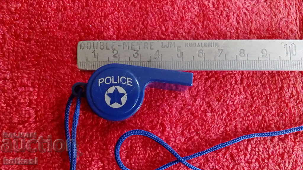 POLICE plastic whistle