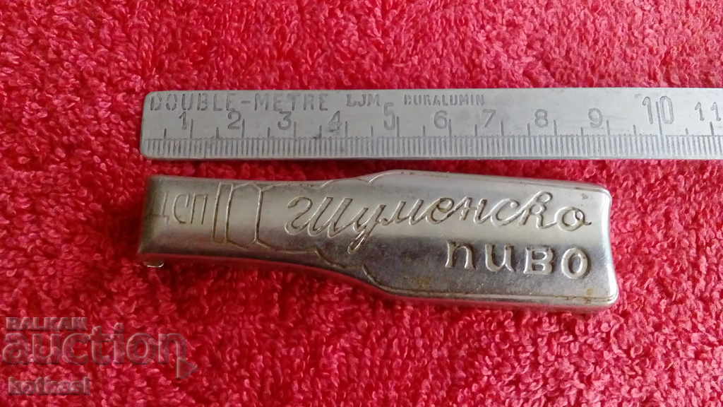 Old metal social opener Shumensko pivo Old metal social opener Shumensko pivo