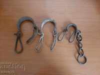 Old Retro Steel Bukai Shackles Chains from the 50s - 3 Count