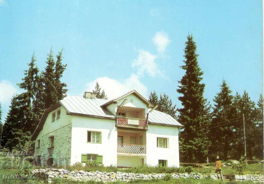 Old postcard - Yakoruda, hut "Treshtenik"