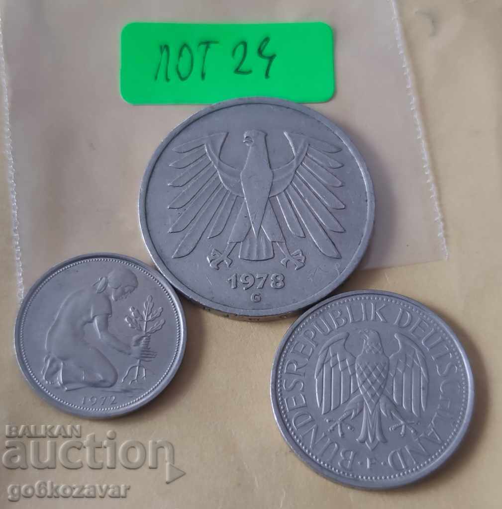 Coins lot Germany. with price 5.10 BGN | € 2.61