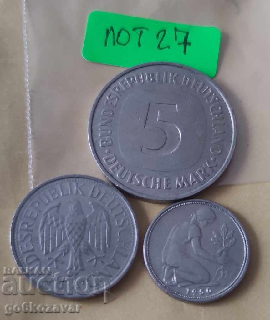 Παρτίδα νομισμάτων Γερμανία. με τιμή 5.10 BGN | € 2.61 Παρτίδα νομισμάτων Γερμανία. με τιμή 5.10 BGN | € 2.61