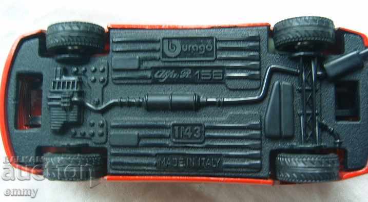 Burago Alfa 156 model stroller metal 1:43 Italy - 7 Burago Alfa 156 model stroller metal 1:43 Italy - 7