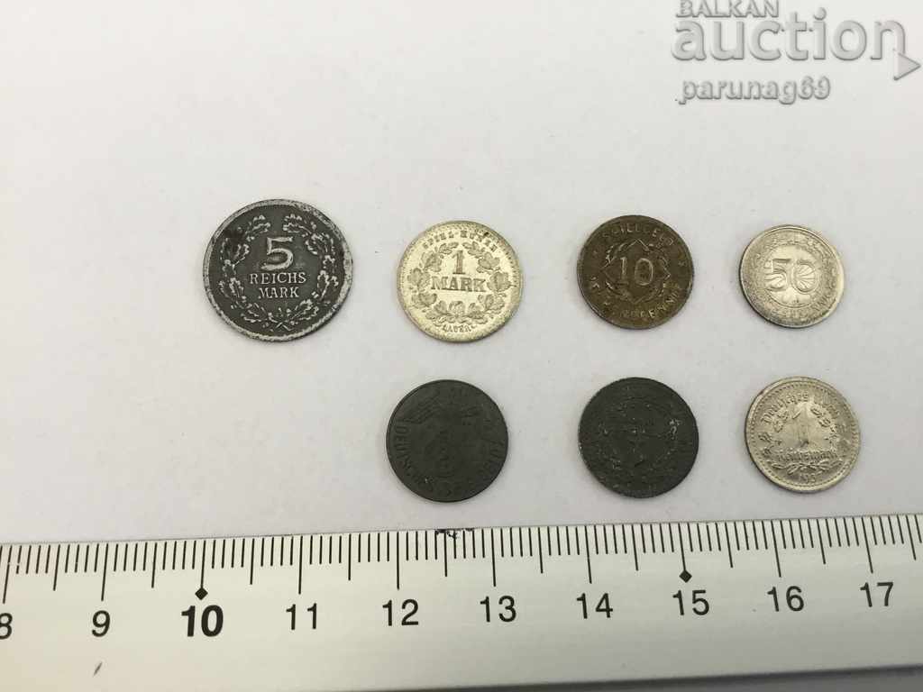 Γερμανία Μινιατούρα νομίσματα Παρτίδα 7 τεμάχια (OR.178.3)