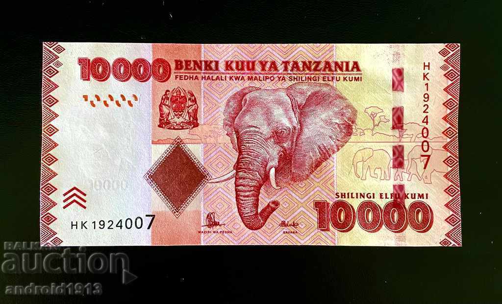 TANZANIA - 10000 Shillings 2010-2020, P-44b, UNC