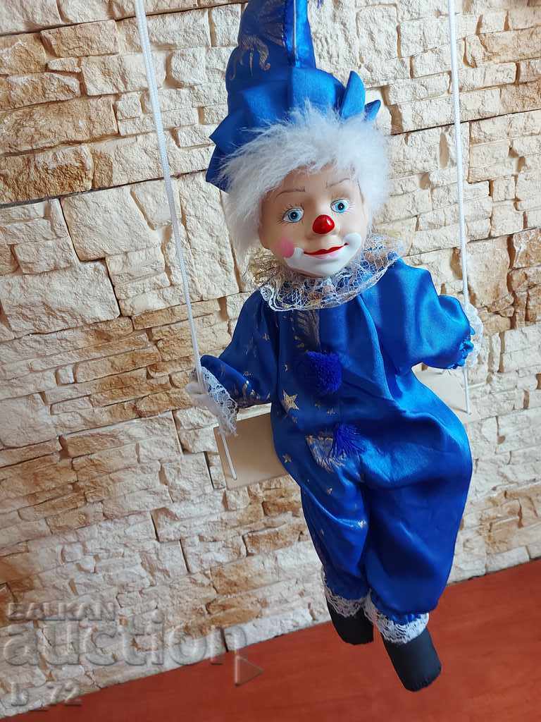 Old clown doll with price 21.00 BGN | € 10.74