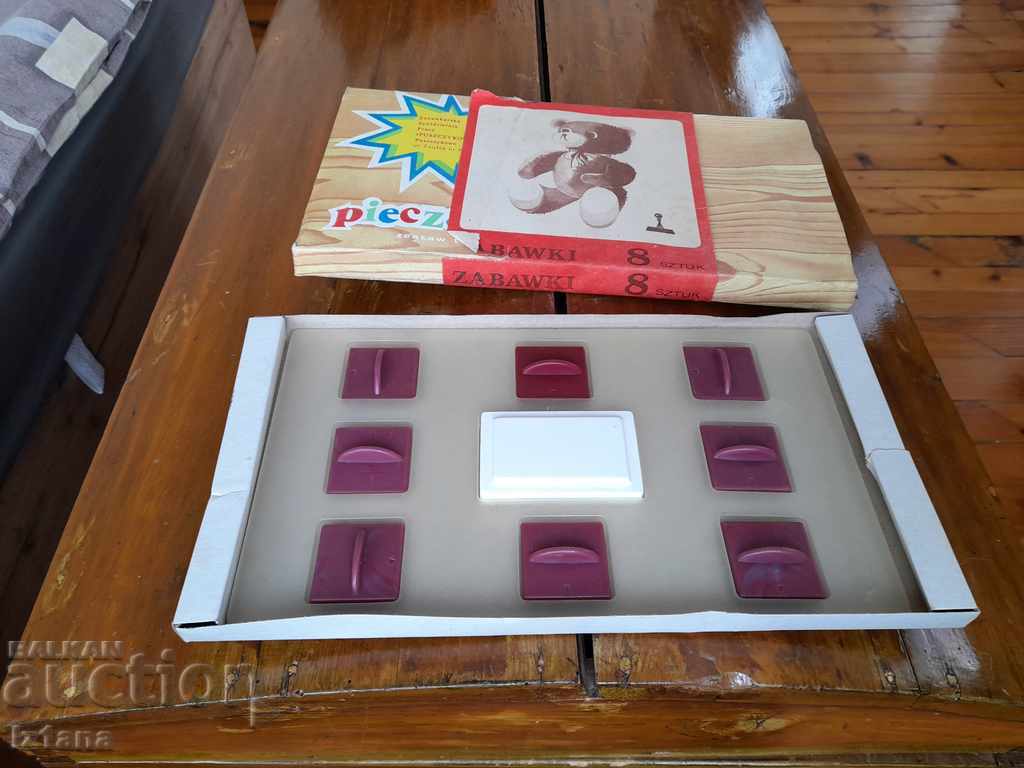 Old children's game with stamps with price 35.00 BGN | € 17.90 Old children's game with stamps with price 35.00 BGN | € 17.90