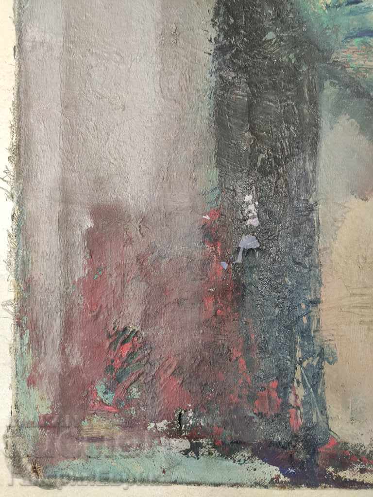 Auction  Ivan Ninov early oil painting