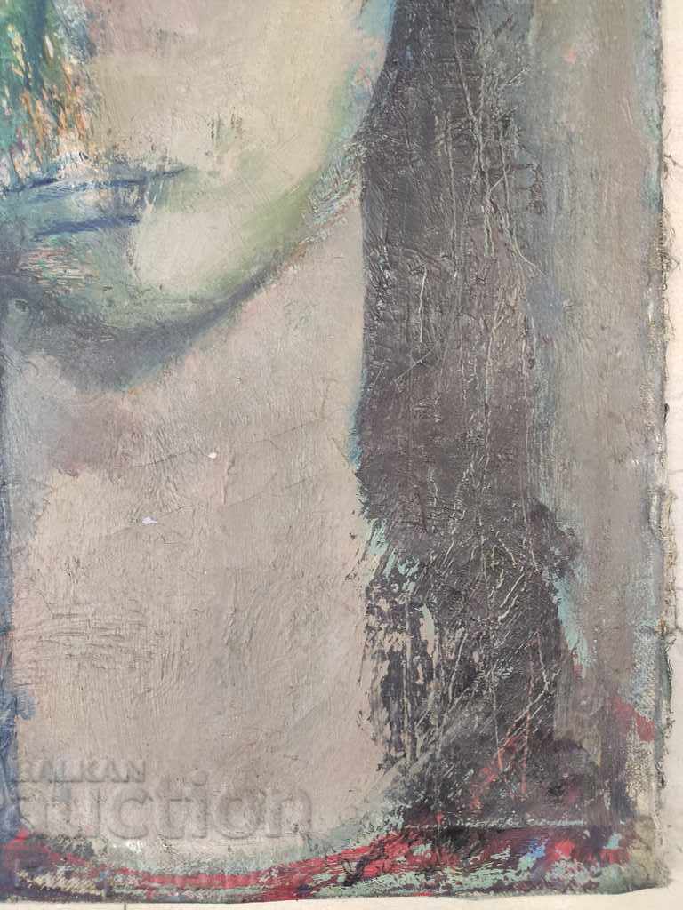 Delivery of Ivan Ninov early oil painting