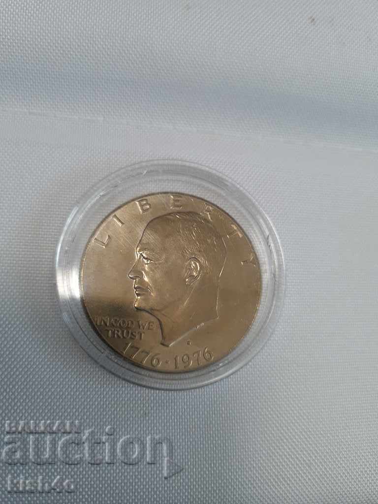 1 Dollar 1976 with price 25.00 BGN | € 12.78