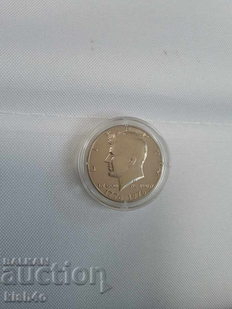 1/2 Dollar 1976 with price 25.00 BGN | € 12.78