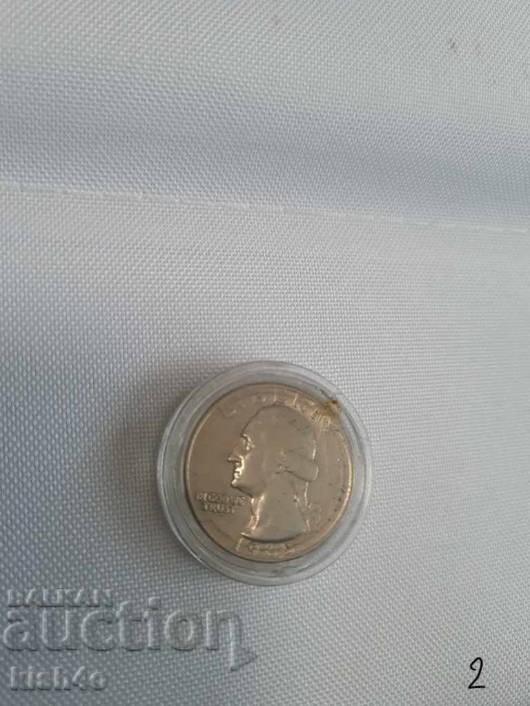 1/4 Dollar 1965 with price 5.00 BGN | € 2.56 1/4 Dollar 1965 with price 5.00 BGN | € 2.56