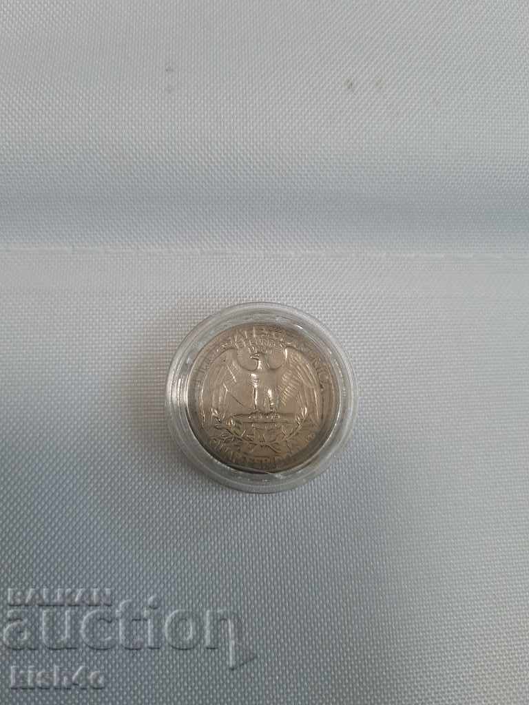 1/4 dolar 1965
