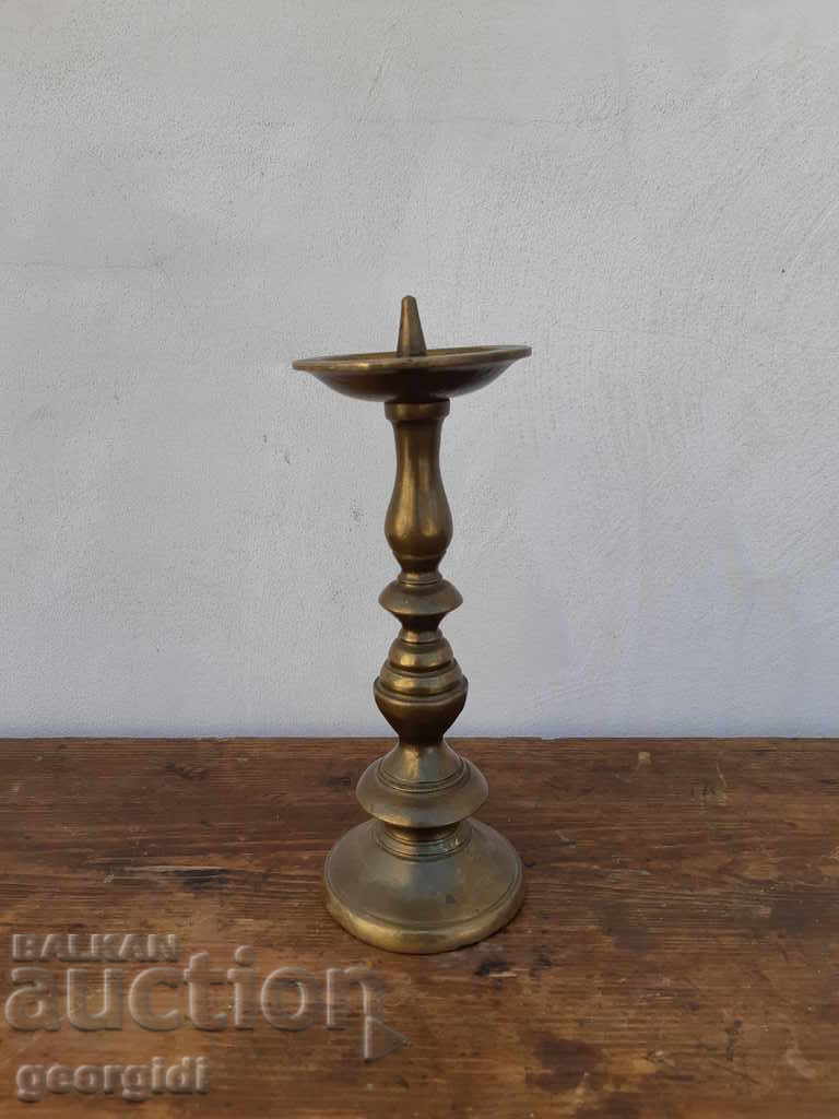 Old bronze candlestick. №0053