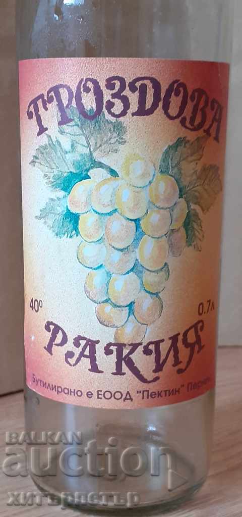 Bottle of Grape brandy Pectin Pernik