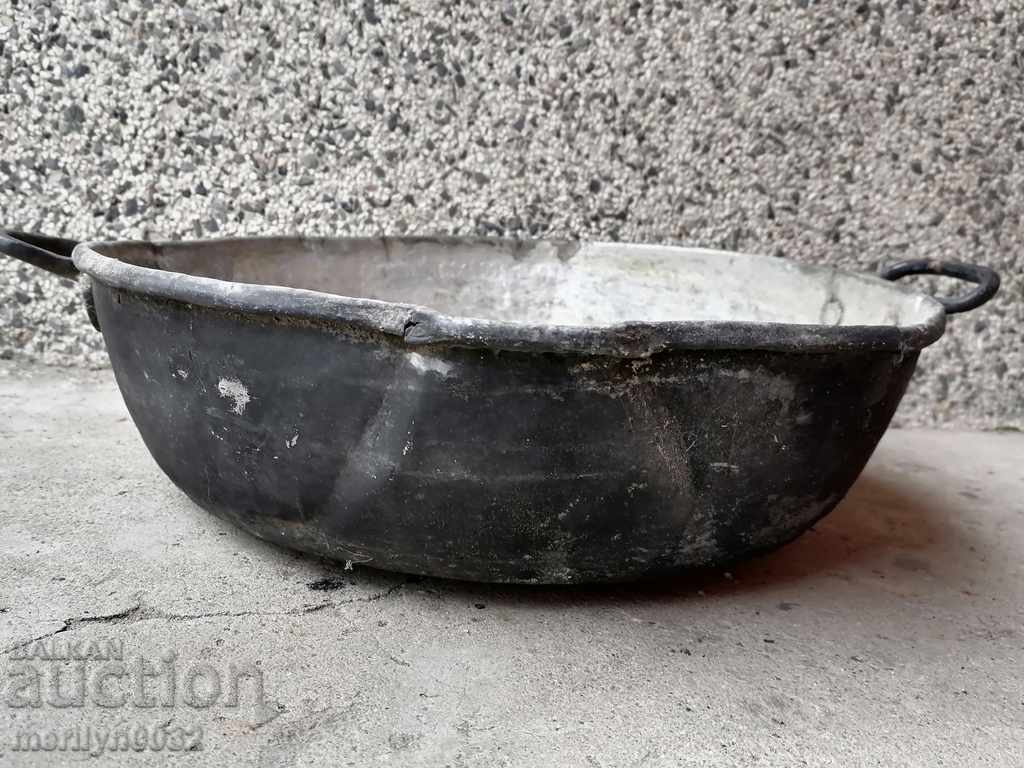 Copper tray with gift inscription household dish, copper, blue - 5 Copper tray with gift inscription household dish, copper, blue - 5