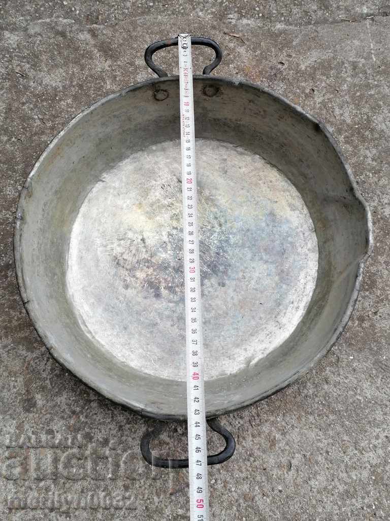 Copper tray with gift inscription household dish, copper, blue - 6 Copper tray with gift inscription household dish, copper, blue - 6