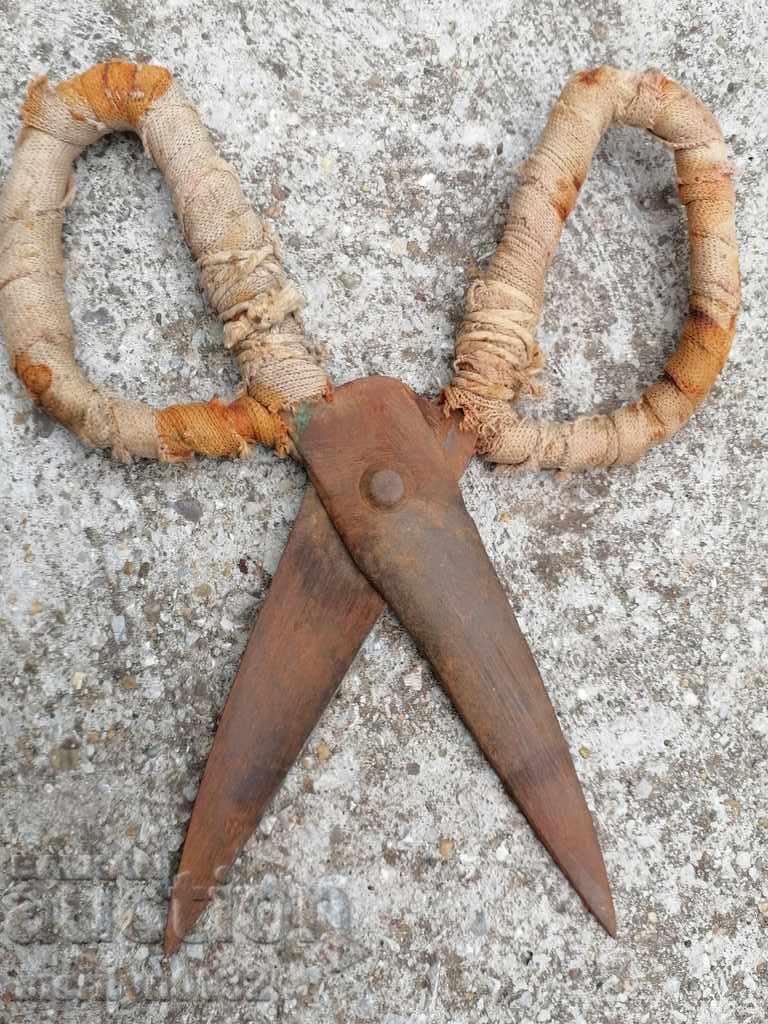 Old wrought iron scissors, knife, wrought iron scissors with price 49.00 BGN | € 25.05