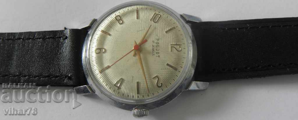 Аукцион МЪЖКИ РЪЧЕН ЧАСОВНИК ПОЛЕТ-POLJOT Аукцион МЪЖКИ РЪЧЕН ЧАСОВНИК ПОЛЕТ-POLJOT