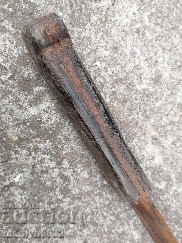 Karakulak no kaniya shepherd's knife with buffalo horn rinds - 6