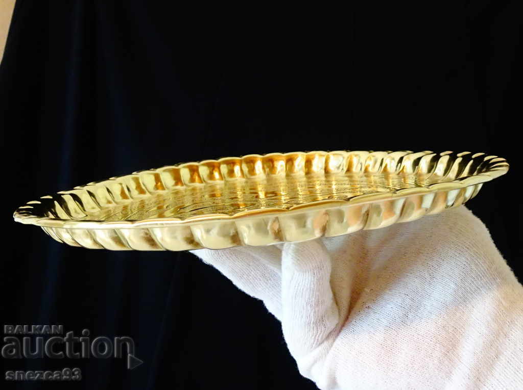 Bronze tray, platter, pan, Arabic calligraphy - 5 Bronze tray, platter, pan, Arabic calligraphy - 5