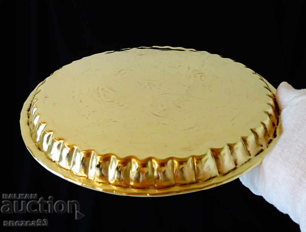 Bronze tray, platter, pan, Arabic calligraphy - 6 Bronze tray, platter, pan, Arabic calligraphy - 6