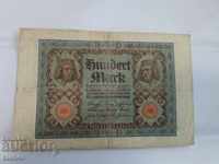 100 Марки Германия 1920 година