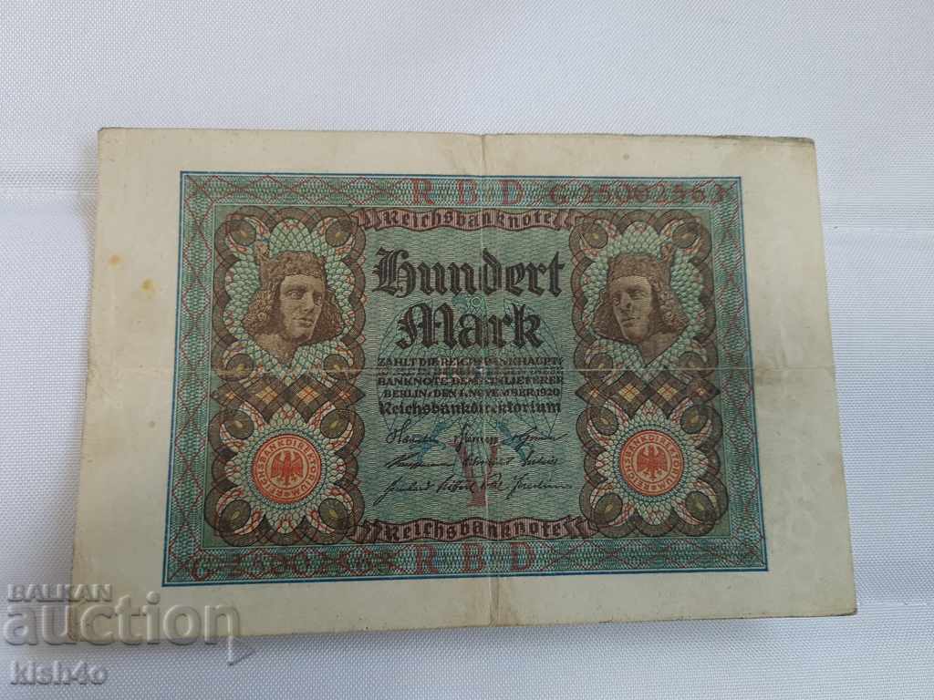 100 Stamps Germany 1920