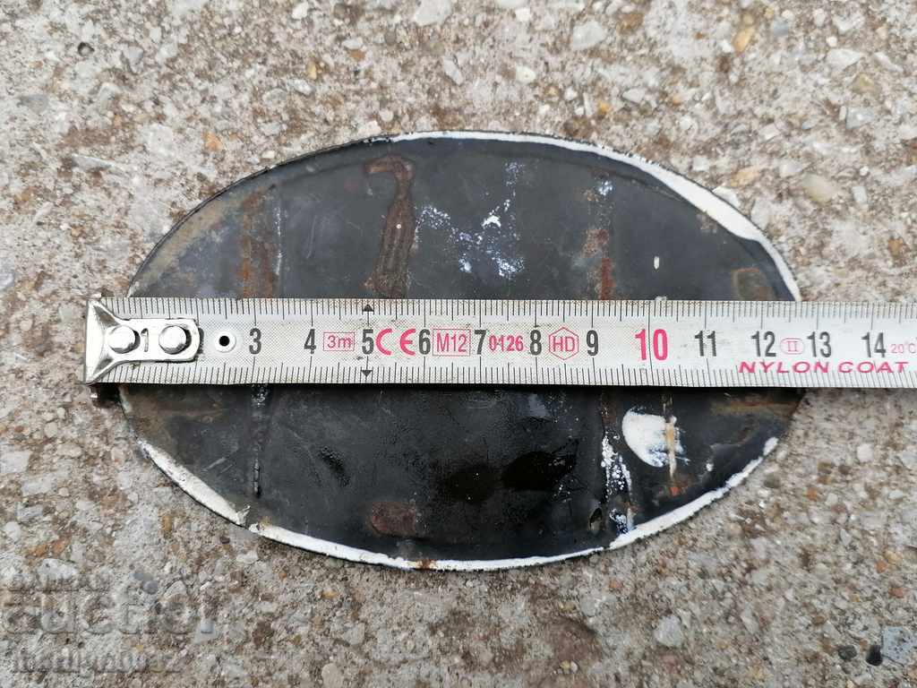 Εμαγιέ αριθμό κυκλοφορίας για ένα όχημα με κινητήρα, μοτοσικλέτας, μοτοποδηλάτου - 6