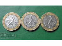 Γαλλία 1989/90/91 - 10 φράγκα (3 τεμάχια)