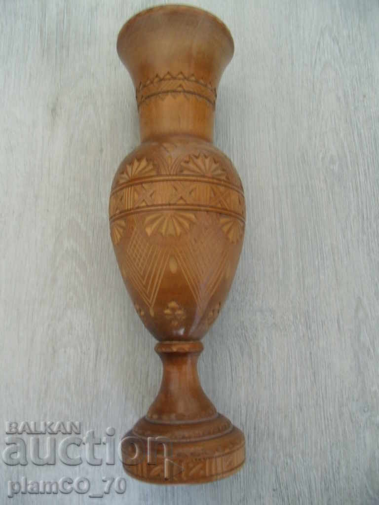 №*5244 стара дървена ваза