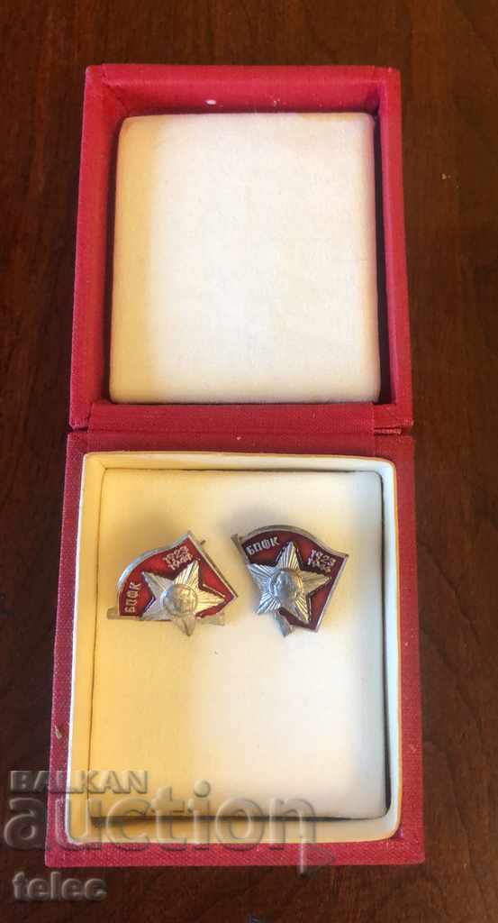 Set BPFC two badges in a box