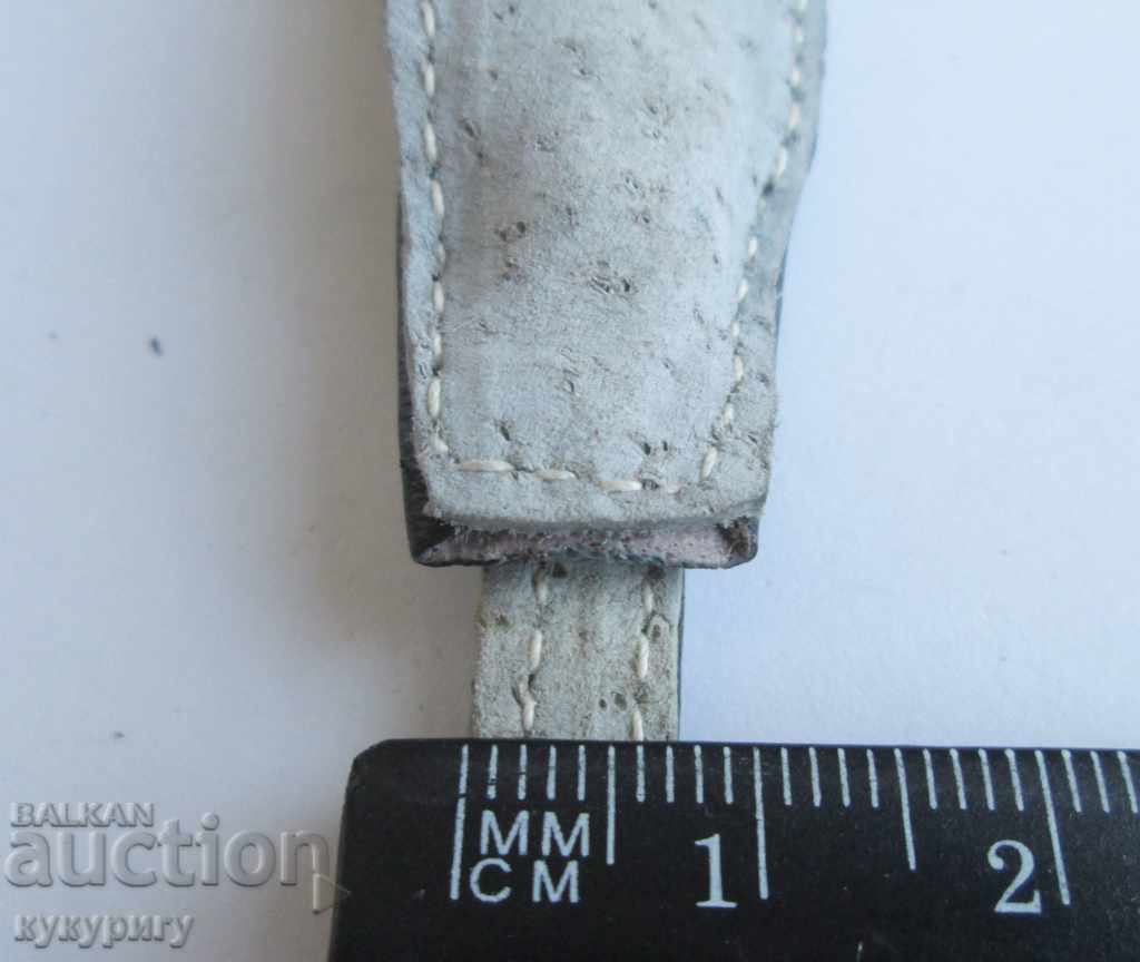 Leather strap chain for old women's wristwatch Art Deco - 6 Leather strap chain for old women's wristwatch Art Deco - 6