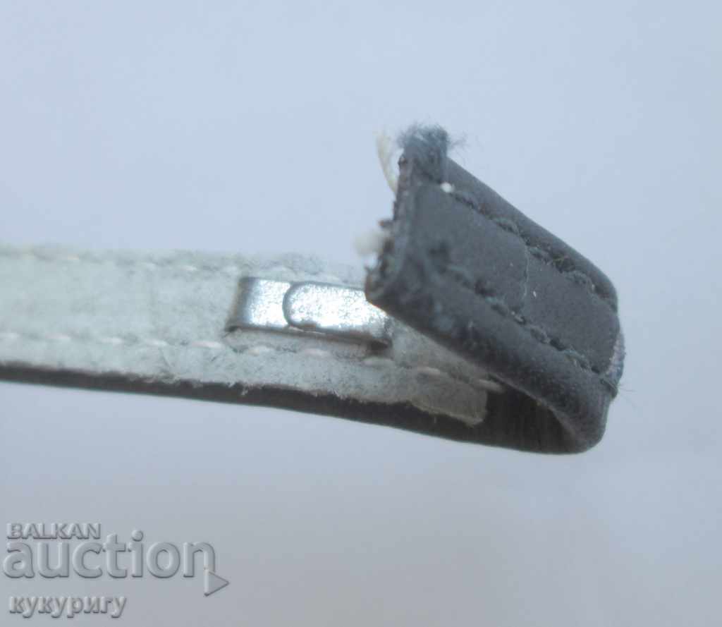 Leather strap chain for old women's wristwatch Art Deco - 7 Leather strap chain for old women's wristwatch Art Deco - 7