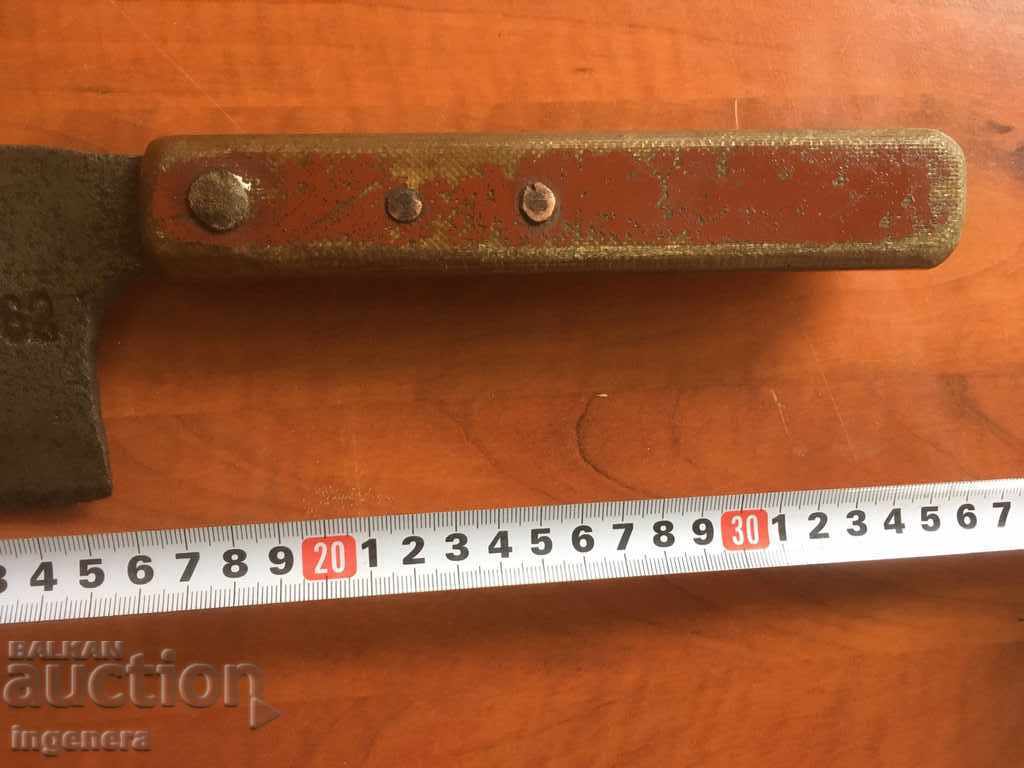 CUTTER FORGED ANCIENT BLADE TOOL MARKED - 7 CUTTER FORGED ANCIENT BLADE TOOL MARKED - 7