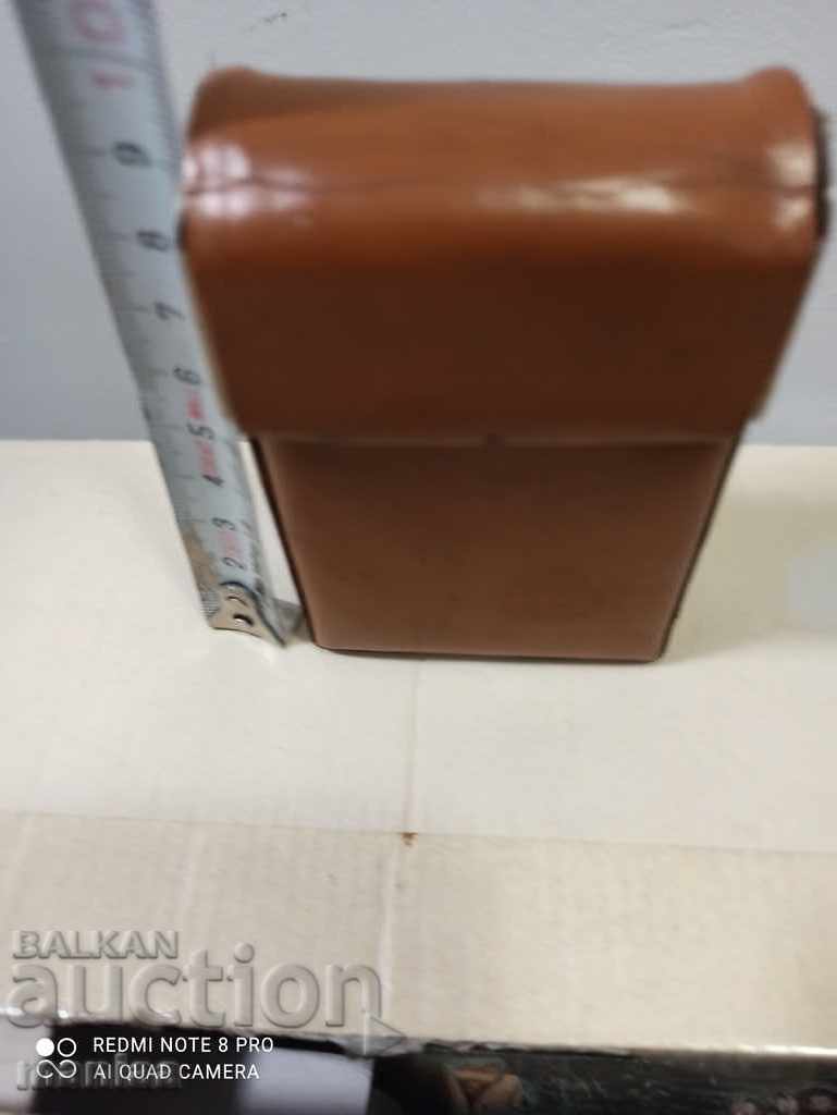 Leather cigarette case with price 30.00 BGN | € 15.34 Leather cigarette case with price 30.00 BGN | € 15.34