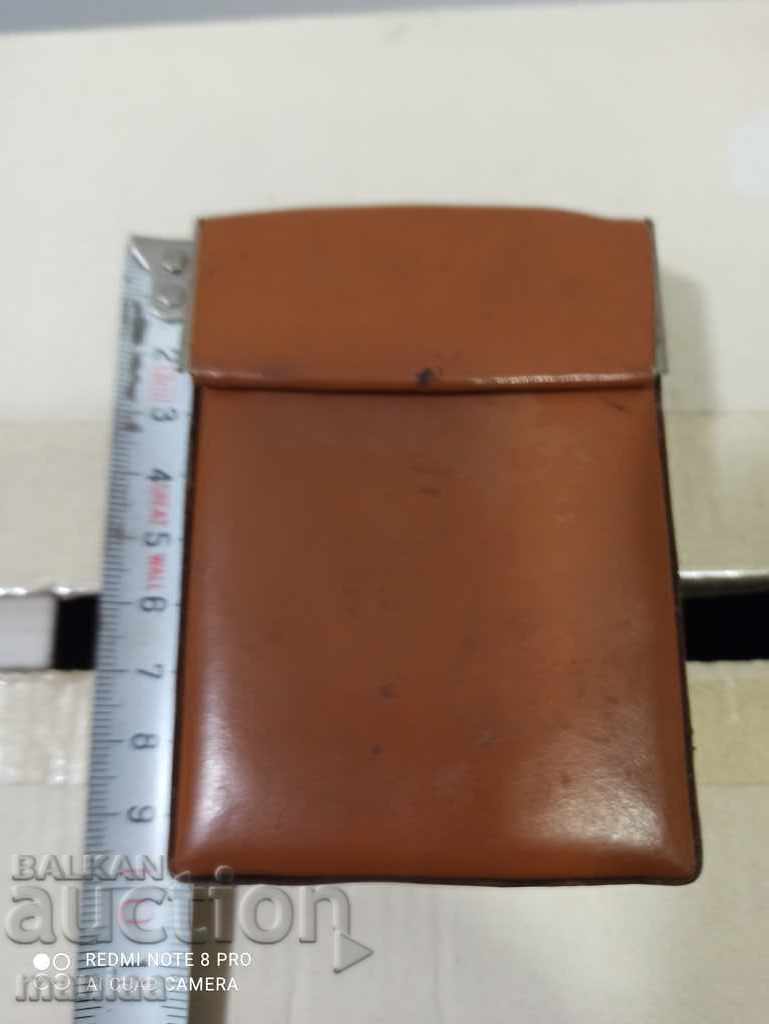 Leather cigarette case Leather cigarette case